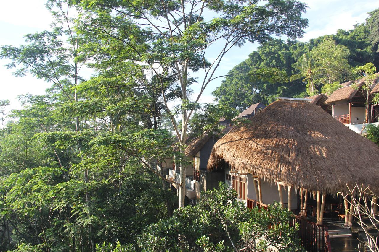 เตชาปรานา รีสอร์ต แอนด์ สปา Hotel อูบุด ภายนอก รูปภาพ The resort's bungalows