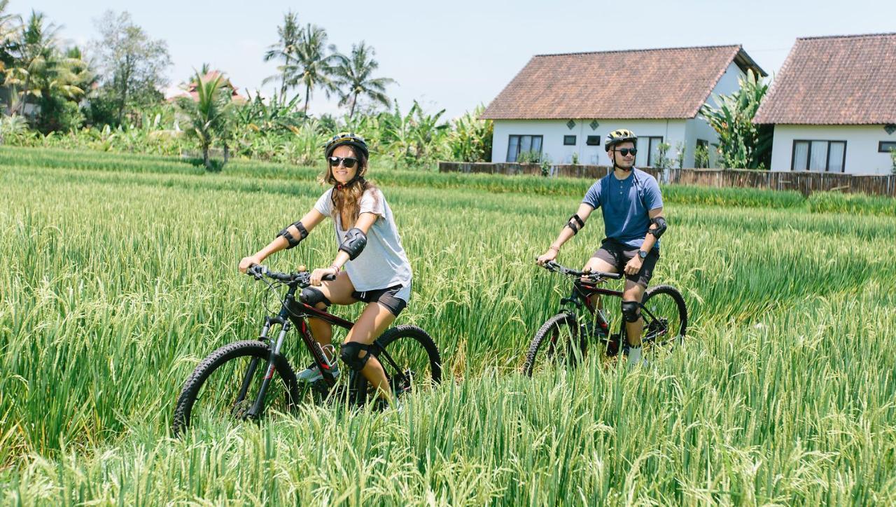 เตชาปรานา รีสอร์ต แอนด์ สปา Hotel อูบุด ภายนอก รูปภาพ Cycling in Bali